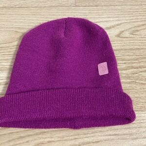 U.S. Polo Assn Beanie Youth OS Magenta Purple Knit Cuffed Hat LOGO kids girls